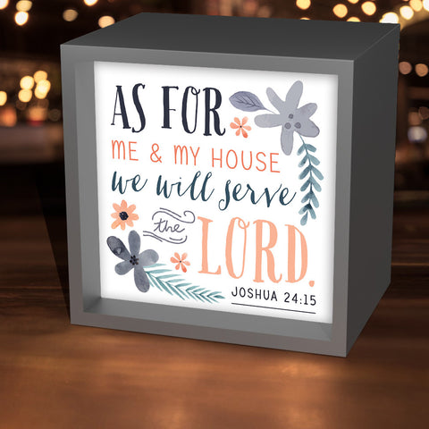 "As For Me & My House" Lightbox